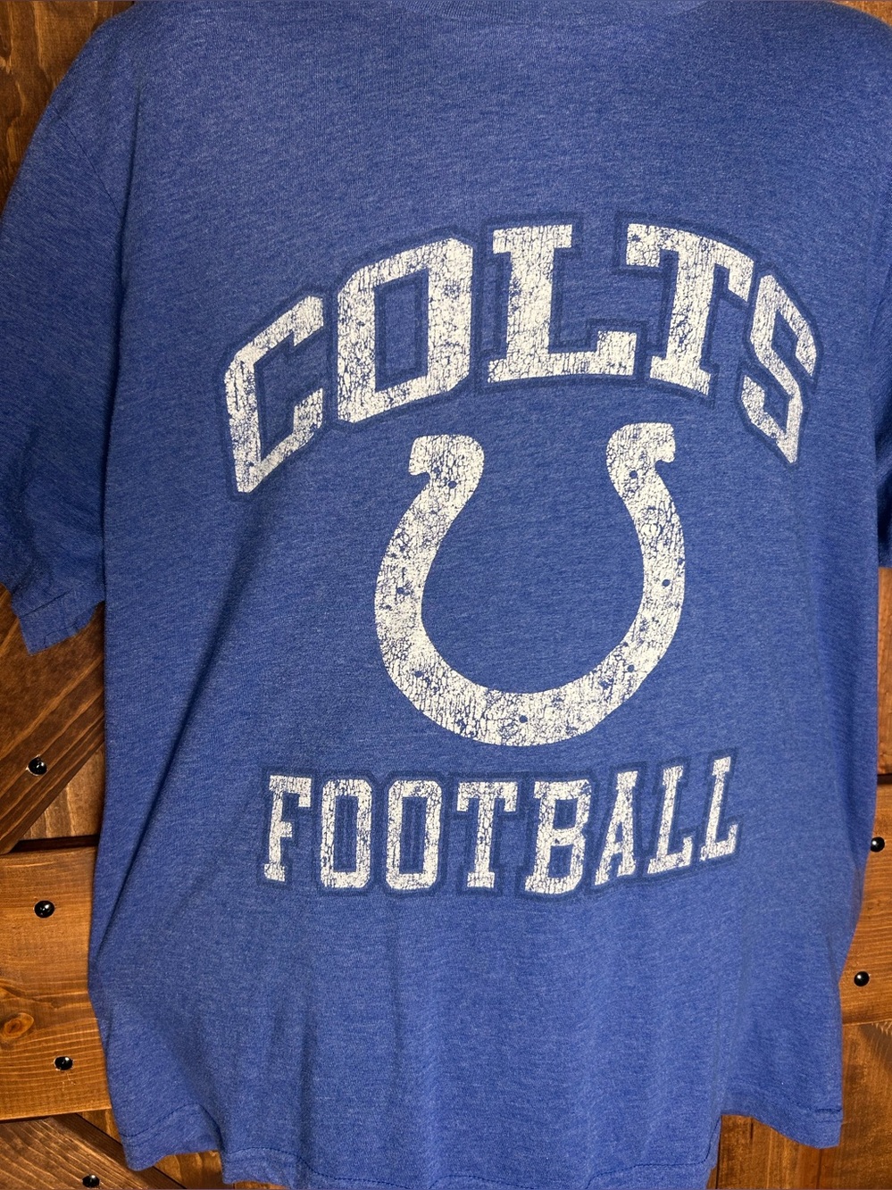 Old Navy Royal Blue Colts Football Short Sleeve Tee